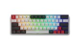  Spartan Gear Pegasus 2 Rgb Wired Wireless 63 Keys Mechanical Keyboard White Grey pentru PC