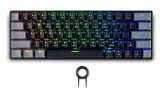  Spartan Gear Pegasus 2 Rgb Wired Wireless 63 Keys Mechanical Keyboard Black Grey pentru PC