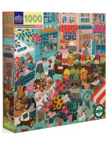 Eeboo Puzzle 1000pcs English Green Market (epztegm) 