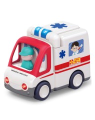 Kinder And Kids Ambulance With Lights, Music & Movement (k10106)
