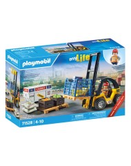 Playmobil Forklift Truck With Cargo (71528)