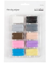 Fine Clay Polymer Pastels 10x20g (78102)