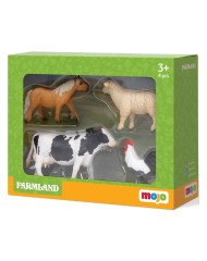 Mojo Animal Starter Set 1 Farm Life 4 Pcs (mj-380037)