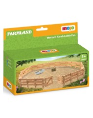 Mojo Western Ranch Animal Enclosure Country Life 11 Pieces (mj-380065)