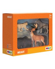 Mojo Starter Set Forest Wild Animals 4 Pcs (mj-380036)