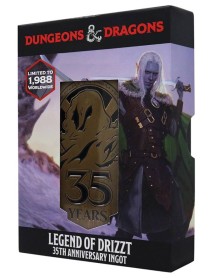 Dungeons & Dragons Limited Edition Legend Of Drizzt 35th Anniversary Ingot 