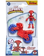 Hasbro Disney Marvel Spidey And His Amazing Friends Spidey With Bike Action Figure (f4001)