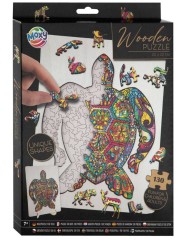 Moxy Wooden Puzzle Unique Shapes Turtle 130 Pcs (400085)