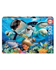 Educa 500 Pcs Underwater Selfies Puzzle (17647)