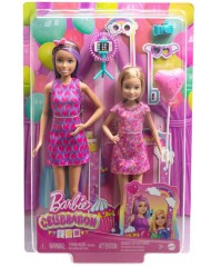 Barbie Celebration Fun Birthday Skipper And Stacie Doll (hkb12)