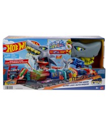Hot Wheels City Ultra Shark Car Wash (htn82) 
