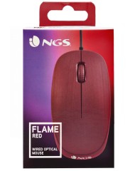 Mouse Ngs Wired Flame 1000dpi Red