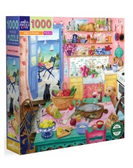 Eeboo Puzzle 1000 Pcs Pink Kitchen (epztpnk)