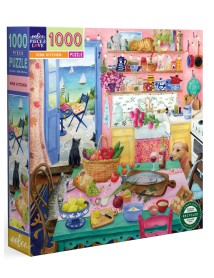 Eeboo Puzzle 1000 Pcs Pink Kitchen (epztpnk) 