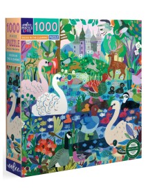 Eeboo Puzzle 1000 Pcs Ducks In The Clearing (epztdic) 