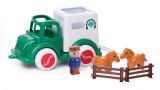  Viking Toys Jumbo Horse Transport M/1 Person 2 Horses Fence (130007)