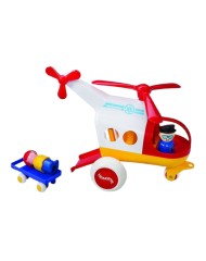 Viking Toys Jumbo Ambulance Helicopter W/2 Pers (130010)