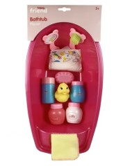 Happy Friend Doll Bathtub With Accessories (504310)