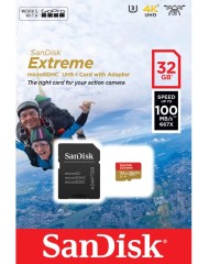 Sandisk Microsdxc Extreme 32gb 100mb S A2 C10 V30 Uhs I U3