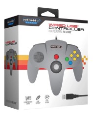 Retro-bit Grey N64 Usb Controller