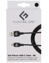 Floating Grip 3m Silicone Usb C Cable Black