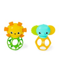 Bright Starts Oball Character Oball Teether 2pk (bs-16762)