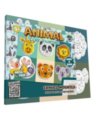 Splat Planet Clay Painting On Canvas 30x40cm Animals (777690)