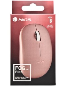 Ngs Mouse Wireless Fog Pro 1000dpi Pink 