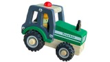  Magni Wooden Tractor With Rubber Wheels (3895)