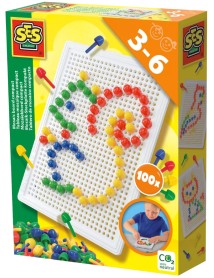 Ses Creative Mosaic Peg Board 100 Pcs (s14046) 