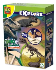 Ses Creative Excavation Dino And Skeleton 3 Assorted (s25090)