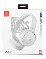 Jbl Headphones Bluetooth Tune 510bt T510bt + MIC White