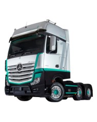 Burago Haulers Custom Cabs M-b Actros 1:43 Silver/black (143029)