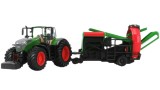  Burago Tractor W/cultivator Fendt 1050 Vario 10cm Green (141507)
