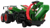  Burago Tractor W/cultivator Fendt 1050 Vario 10cm Green (141507)