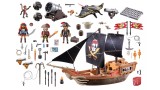  Playmobil Large Pirate Ship (71530)