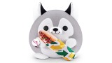 Jucarie Plus Snackles Series 1 Plush Medium Grey Wolf 35cm
