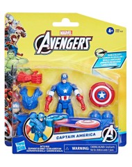 Marvel Avengers Battle Gear Captain America Action Figure (f9341)
