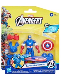 Marvel Avengers Battle Gear Captain America Action Figure F9341 