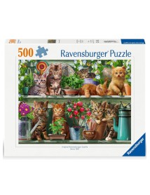 Ravensburger Puzzle Cats On The Shelf 500p (12000205) 