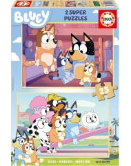 Educa Bluey 2 X 25 Puzzles Wood ( 80-19407)