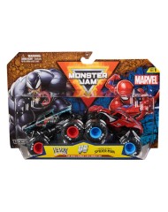 Monster Jam 1:64 Marvel 2 Pack Spider Man Venom (6071942)