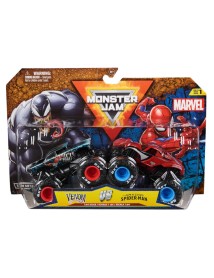 Monster Jam 1:64 Marvel 2 Pack Spider Man Venom (6071942) 