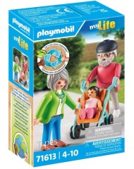 Playmobil Grandparents With Baby 71613