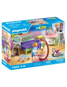 Playmobil Sleeping Room With Baby Play Corner (71609) 