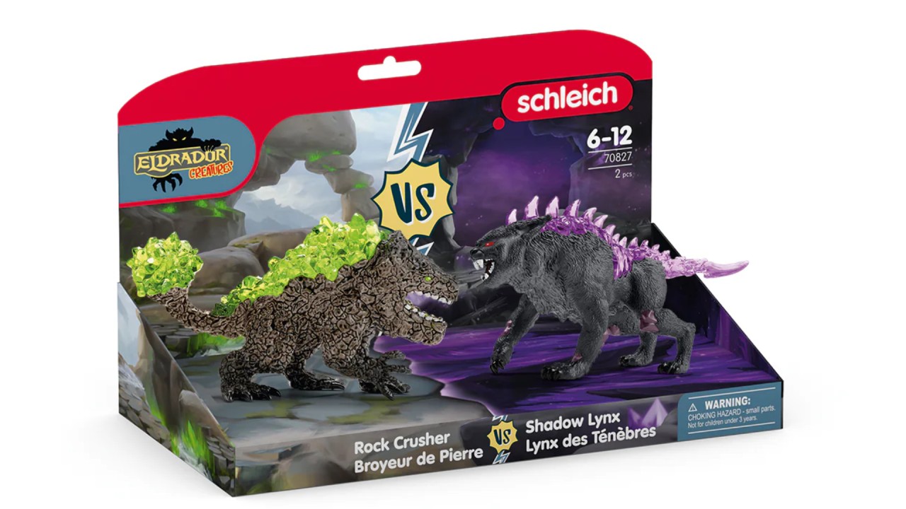 Schleich Eldrador Shadow Lynx Vs. Rock Crusher 70827
