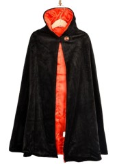 Den Goda Fen Deluxe Vampire Cape 122-128cm (f77621)