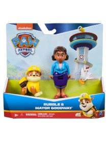 Paw Patrol Hero Pup Mayor Goodway & Rubble 6070749 