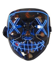 Joker Halloween Led Mask Horror Blue (96739)