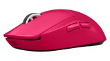 Logitech G Pro X Superlight 2 Lightspeed Gaming Mouse Magenta pentru PC
